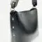 avrego shoulder leather bag in black